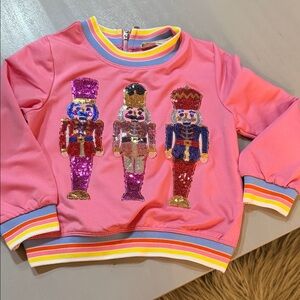 Truly Me Pink Nutcracker Sweatshirt